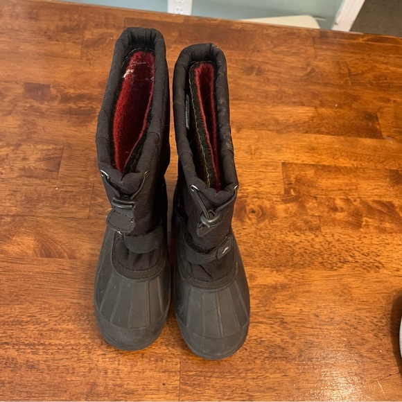 Kamik kids rocket waterproof Black Insulated Snow Boots size 3 - Picture 5 of 10
